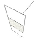 Dusjvegg ESG-glass med steindesign 90x195 cm