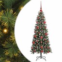  Kunstig juletre grønn 66 x 66 x 150 cm PVC og plast og stål