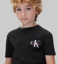 Calvin Klein Small Chest Monologo Ss T Shirt   Black   170 x 16