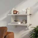 Clavor vegghylle 70 cm - Myk Beige