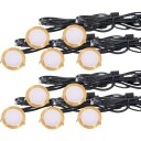 Light By Juhl Cosmos innfelt spotlight messing 10 pk