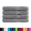 vidaXL Premium saunahåndklær SOLUND 4 stk grå 80x200 cm 600gsm