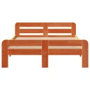  Sengeramme uten madrass voksbrun 180x200 cm heltre furu 8721158370921