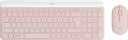 Logitech Slim Wireless Combo MK470 Tastatur & Mussett Tysk Rosa