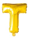 Folie ballong Gull 41cm- Bokstaven T