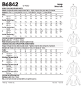 Butterick 6842 - Skjorte B5