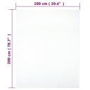 vidaXL Jerseylaken 2 stk hvit 100x200 cm bomull