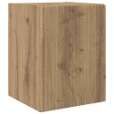  TV Veggskap Kunstnerisk Eik 30 x 31 x 40 cm Konstruert tre