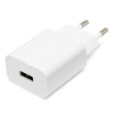 Linocell Mini USB-lader 2,4 A Hvit