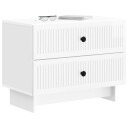  Nattbordskap Høgglans hvit 62 x 34,5 x 47,5 cm Konstruert tre