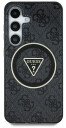 Guess 4G Glitter MagSafe-deksel til Samsung Galaxy S25 Ultra - Svart