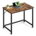 Skrivebord 80 cm   Rustikk brun/Svart