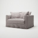 Decotique Le Grand Air Love Seat Lin Misty Grey