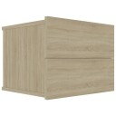 vidaXL Nattbord sonoma eik 40x30x30 cm sponplate