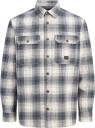 Jack & Jones Jprbluivy Check L/S Overshirt Sn   DARK NAVY   XXL