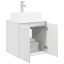  Vegghengt vaskeservant Høgglans hvit 49,5 x 41 x 62,5 cm