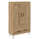  Høyskap med skuff Artisan Eik 69,5 x 31 x 115 cm Konstruert tre