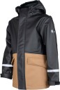 Lindberg Vestby Fôret Regnjakke Black/Beige 110