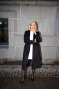 Selected Femme Rosa Wool Coat Sort 36