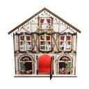 Adventskalender Trehus 24 Skuffer Klassisk Musicbox