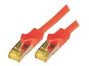 M-Cab Raw Nettverkskabel Rj-45 Hann Til Rj-45 Hann 1 M Sftp Pimf Cat 7 Halogenfri Formstøpt Uten Hindringer Rød