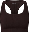 Björn Borg Studio Ribbed Racerback Bra   COFFEE BEAN   S