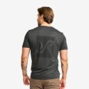 Revolutionrace Mission Slim Fit T shirt Herre Brindle L Herre Overdeler T skjorter