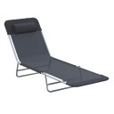 Sort tobens solseng for hage og terrasse