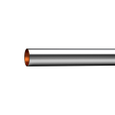 Trio Perfekta 8564148 Kobberrør forkrommet, glødet, 10 x 0,8 mm 2 m, Installasjon