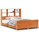  Sengeramme uten madrass voksbrun 160x200 cm heltre furu 8721158624727