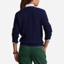 Ralph Lauren The Iconic Cable Knit Cashmere - Bright Navy