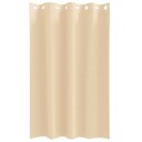  Gardiner med gardiner 2 pcs Krem Polyester