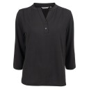 Lt Clothing Bluse med knapper Britney Sort Svart XXL