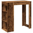  Barbord med stativer gammelt tre 102x50x103,5 cm konstruert tre 8721158386502