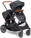 Beemoo Maxi 4 Twin Søskenvogn inkl. Søskensete Black/Black