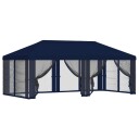  Teltduk med sidevegger 6 x 3 m Blå Polyester 190
