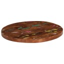  Bordplate Ø 50x3,8 cm rund gjenvunnet heltre