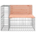 vidaXL Hagebenk gabiondesign 92x71x65,5 cm heltre douglasgran