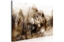Tavle Mountain Predator 1 Part Wide Brown 90X60 Artgeist sp. z o. o.