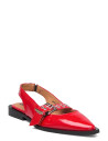 Bianco Biavictoria Single Buckle Slingback Leather - Red - 38