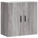  Veggskap grå sonoma 60x31x60 cm konstruert tre 8720845948276