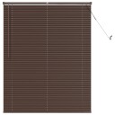 vidaXL Venetiansk persienne Mørk Brun med Mønster 150 x 110 cm 25 mm