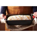 Woll - Bake It brødform 30 x 13 cm svart/rød