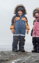 Didriksons Kids" Bjärven Coverall 4 Galaxy Blue 130
