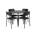 Venture Home Spisegruppe Venture Home Plaza med 4stk Polly Stoler GR23993