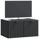  Vegghengt TV skap Svart 59,5 x 41 x 30 cm Konstruert tre