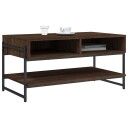  Salongbord brun eik 90x50x45 cm konstruert tre 8721012340237