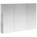  Baderomsspeilskap Betonggrå 100 x 14,5 x 70 cm Konstruert tre