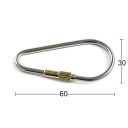 Habo Nøkkelring 60 50mm