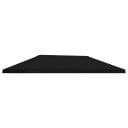  Hagepaviljong kanopydeksel 6 x 3 m Svart Polyester 190